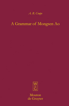 Hardcover A Grammar of Mongsen Ao Book