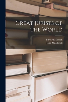 Paperback Great Jurists of the World Book