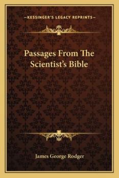 Paperback Passages From The Scientist's Bible Book