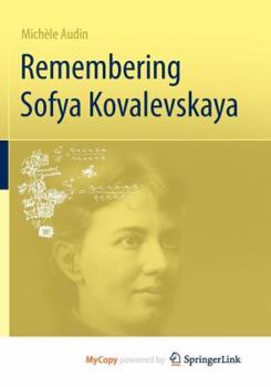 Paperback Remembering Sofya Kovalevskaya Book