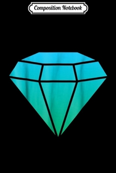 Composition Notebook: Diamond Luxury Gem Stone Jewel Sapphire Emerald  Journal/Notebook Blank Lined Ruled 6x9 100 Pages
