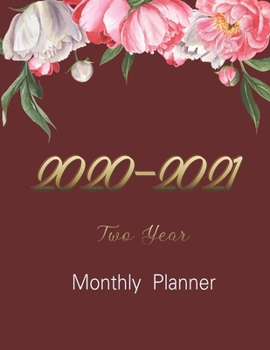 Paperback 2020-2021 Planner Weekly & Monthly: 2 Year Calendar Organizer with 24 Months Spread View time management Agenda & Journal Personal Appointment Phone B Book