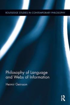 Paperback Philosophy of Language and Webs of Information Book