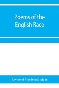 Paperback Poems of the English race Book