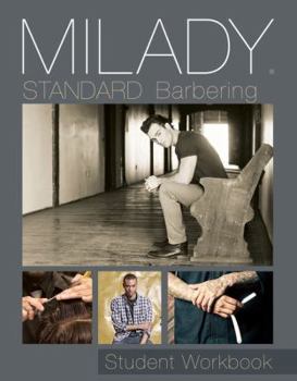 Paperback Student Workbook for Milady Standard Barbering Book