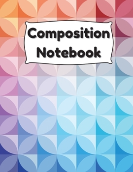 Paperback Composition Notebook: Simple linear notebook with college ruled 100 pages (8.5x11 format) / Composition Notebook for students / Wide Blank L Book