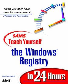 Paperback Teach Yourself the Windows Registry in 24 Hours Book