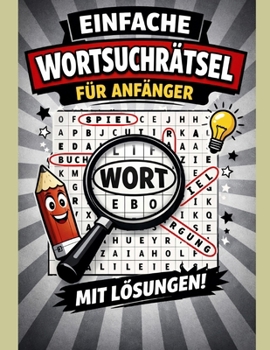 Paperback Einfache Wortsuchrätsel für Anfänger [German] Book