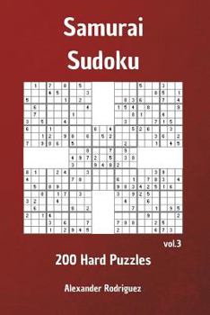Paperback Samurai Sudoku - Hard 200 vol. 3 Book