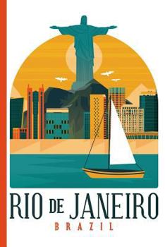 Paperback Cityscape - Rio de Janeiro Brazil: College Ruled Notebook Book