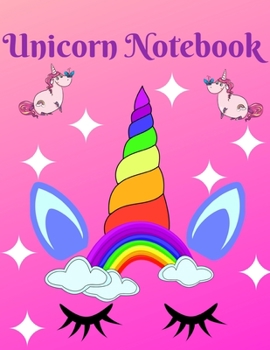 Paperback Unicorn Notebook: Wide Ruled Lined Paper Notebook for Girls Book