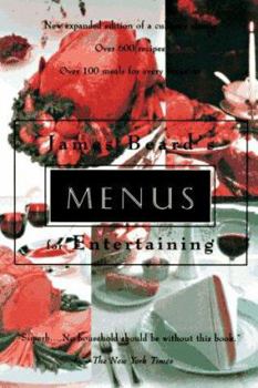 Paperback James Beard's Menus for Entertaining: Second Edition Book