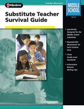 Paperback Substitute Teacher Survival Guide, Grades 6 - 8 Book