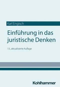 Paperback Einfuhrung in Das Juristische Denken [German] Book