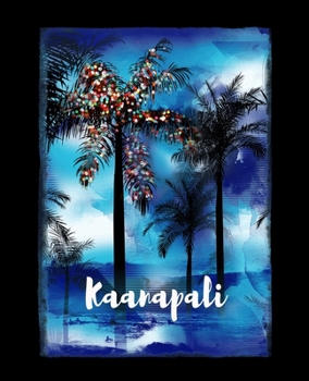 Paperback Kaanapali: Maui Christmas Notebook With Lined Wide Ruled Paper For Taking Notes. Stylish Tropical Travel Journal Diary 7.5 x 9.25 Book