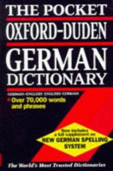 Paperback The Pocket Oxford-Duden German Dictionary Book