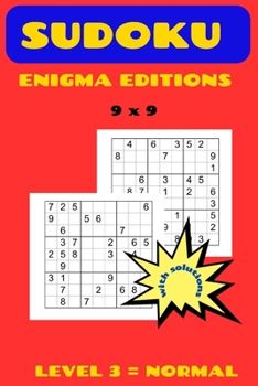 Paperback Sudoku Enigma Editions: Level 3 - Normal Book