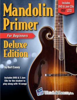 Paperback Mandolin Primer Book for Beginners Deluxe Edition with DVD and 2 Jam CDs Book
