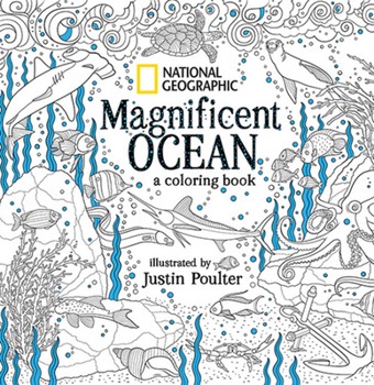 Paperback National Geographic Magnificent Ocean: A Coloring Book