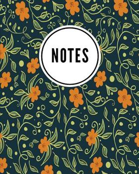 Paperback Notes: Art Flower Print (3) - Cute Writing Notebook For School, Home & Office - [Classic] Book