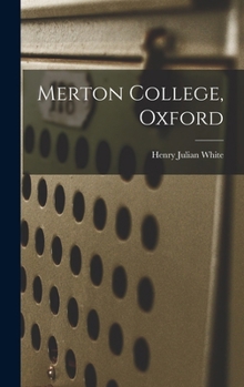 Hardcover Merton College, Oxford Book