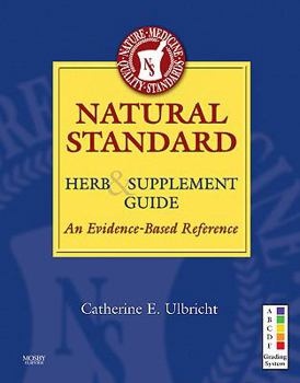 Hardcover Natural Standard Herb & Supplement Guide: An Evidence-Based Reference Book