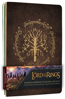 Misc. Lord of the Rings Planner Notebook Collection (Set of 3) Book