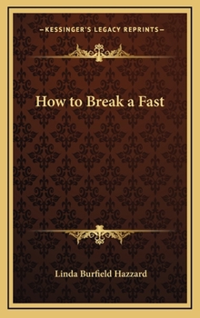 Hardcover How to Break a Fast Book