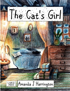 Paperback The Cat's Girl Large Print [Large Print] Book