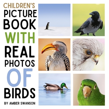 Paperback Children's Book With Real Photos Birds: Bird's Photo Picture Book For Children Book