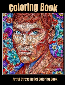Artful stress relief coloring book: Barking Brushes: Zen Dog Portraits Coloring