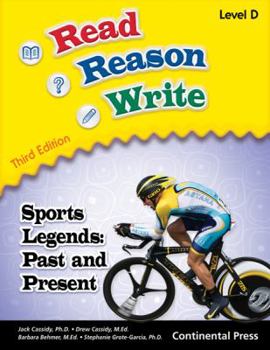 Paperback Reading Workbook: Read Reason Write: Sports Legends, Level D (Grade 4) Book