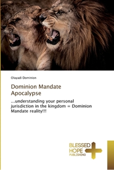 Paperback Dominion Mandate Apocalypse Book
