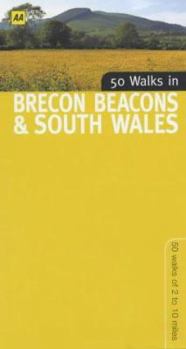Paperback 50 Walks in Brecon Beacons & South Wales: 50 Walks of 2 to 10 Miles Book