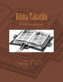 Paperback Biblia Takatifu: Bible in Swahili [Swahili] Book