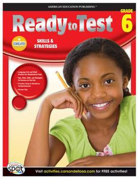 Paperback Ready to Test, Grade 6: Skills & Strategies Book