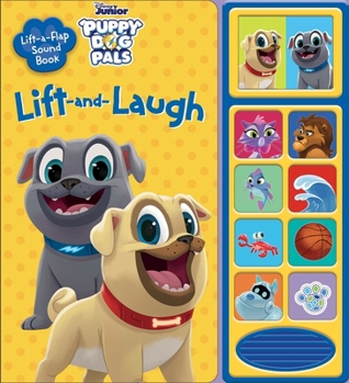 Disney Junior Puppy Dog Pals with Bingo and Rolly - Lift and Laugh Out Loud Sound Book - PI Kids 150373529X Book Cover