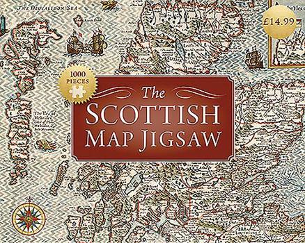Hardcover Scottish Map Jigsaw Book