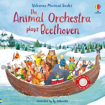 Board book The Animal Orchestra Plays Beethoven Book