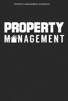 Paperback Property Management: 100 Pages - Blank Interior With Page Numbers - Caretaker Manager Janitor Book