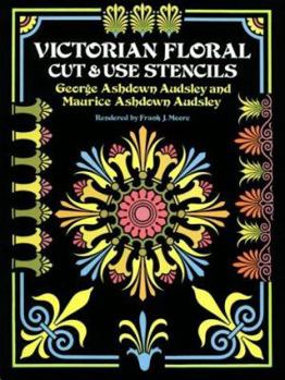 Paperback Victorian Floral Cut & Use Stencils Book