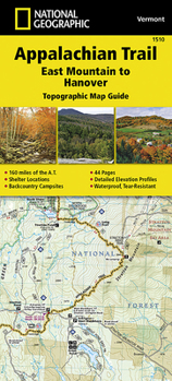 Map Appalachian Trail: East Mountain to Hanover Map [Vermont] Book