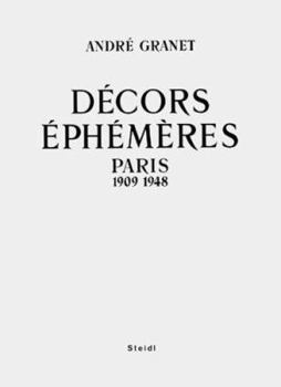 Paperback Decors Ephemeres: Paris 1909-1948 [French] Book