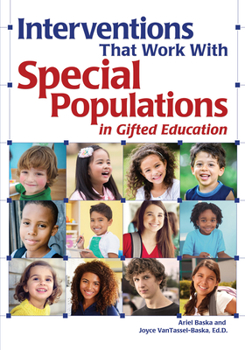 Paperback Interventions That Work with Special Populations in Gifted Education Book