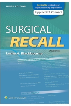 Paperback Ninth Edition surgery recall [Lippincott Connect] Book