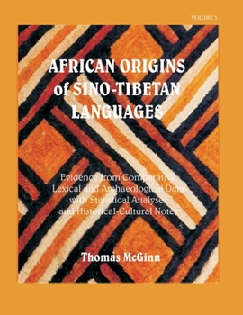 Paperback African Origins of Sino-Tibetan Languages Vol. 3 Book