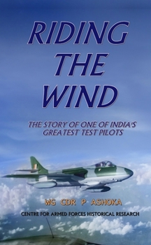 Hardcover Riding the Wind: A Test Pilot's Story Book