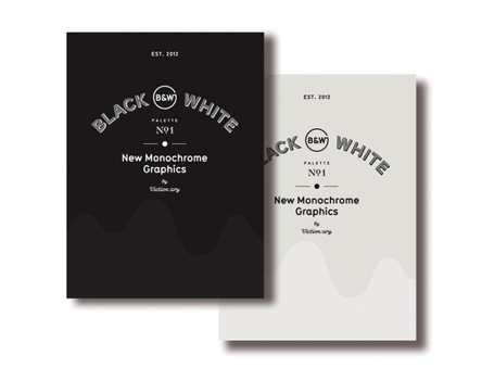 Paperback Palette, No. 1: Black & White: New Monochrome Graphics Book