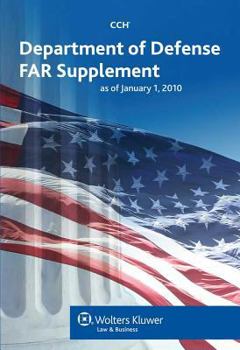 Paperback Department of Defense Far Supplement (Dfars) as of January 1, 2010 Book