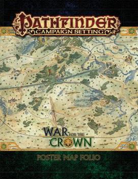 Paperback Pathfinder Campaign Setting: War for the Crown Poster Map Folio Book